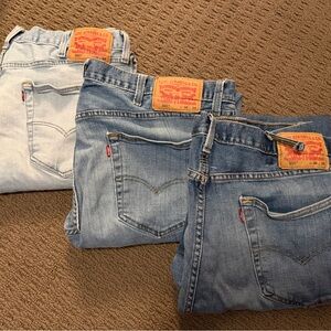 Levi's 501 Blue Denim Jeans Mens size 38 x 34.